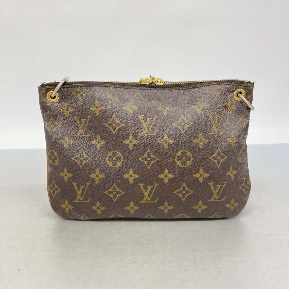 Louis Vuitton Monogram Loretta Shoulder Bag M44053 Brown Hot Pink Women's P28... - Picture 10 of 10